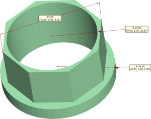 Adapter: Abmessungen